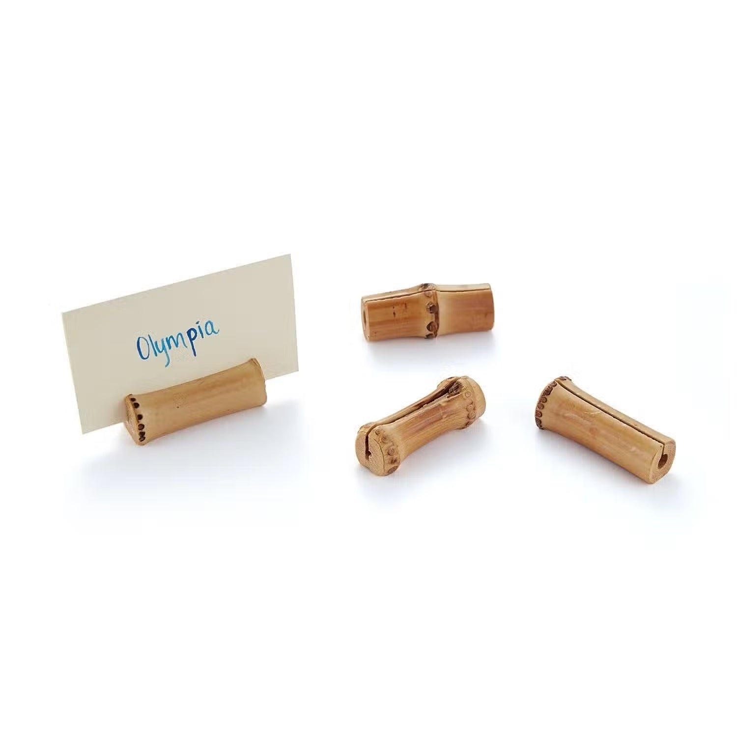 Bamboo Place Card Holders (set of 4)