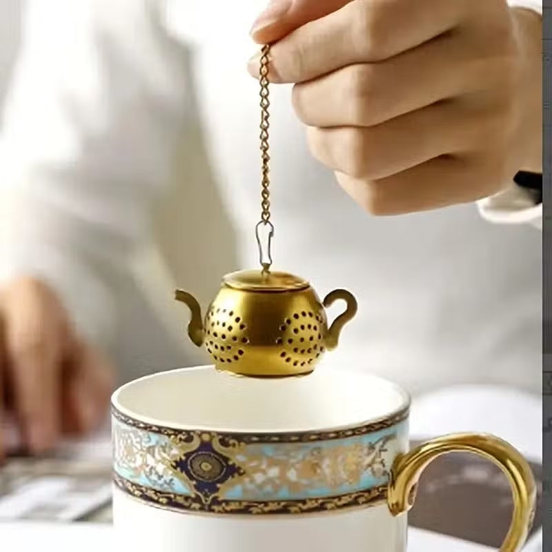 Golden Teapot Tea Infuser