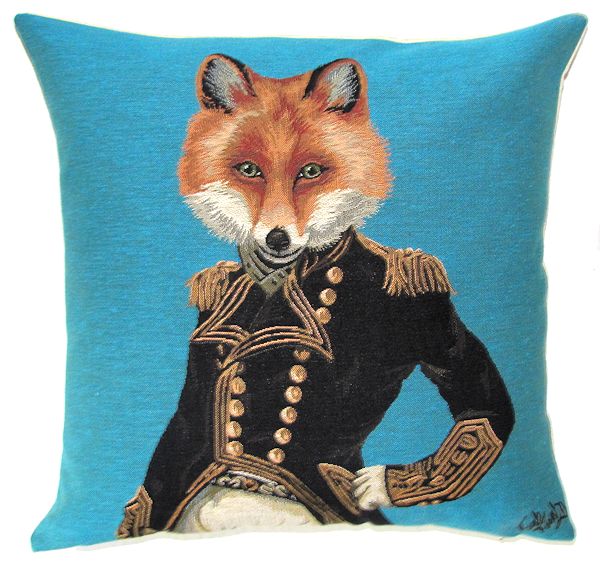 Quirky Fox Pillow Cover